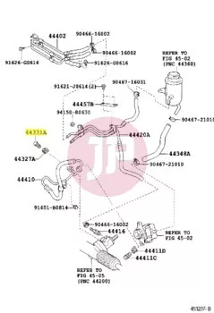 TOYOTA 44331-50070 - VALVE, POWER