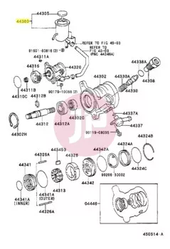 TOYOTA 44360-60101 - RESERVOIR ASSY, OIL