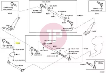TOYOTA 45045-69065 - ENDST_CK/SPURSTANGE