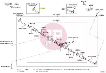 TOYOTA 45046-69205 - END SUB-ASSY, TIE ROD
