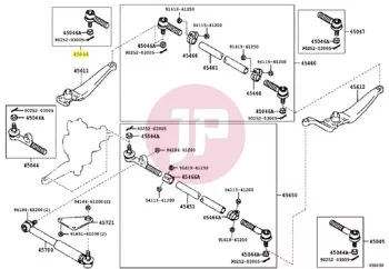 TOYOTA 45047-69085 - Tie Rod End