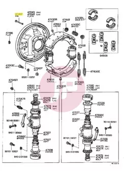 TOYOTA 47447-60010 - PIN
