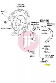 TOYOTA 47449-30030 - CAP