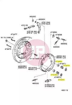 TOYOTA 47449-40010 - CUP