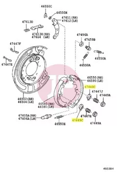 TOYOTA 47449-40010 - CUP