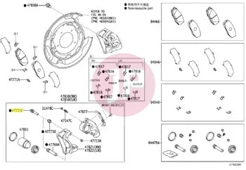 TOYOTA 47715-43010 - PIN, CYLINDER SLIDE
