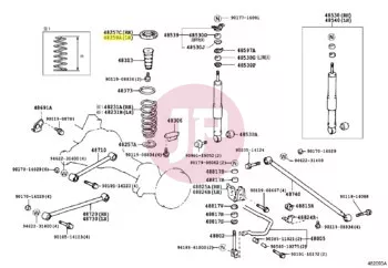 TOYOTA 48257-60020 - INSULATOR, RR COIL SPRING