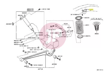 TOYOTA 48306-60062 - BUMPER SUB-ASSY, SPRING