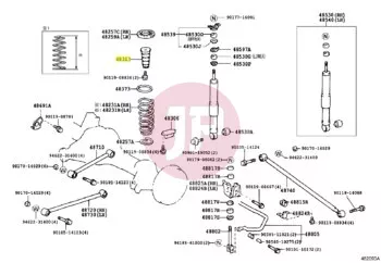 TOYOTA 48313-60010 - SPRING, HOLLOW