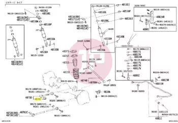 TOYOTA 48702-60031 - BUCHSE/QUERLENKER