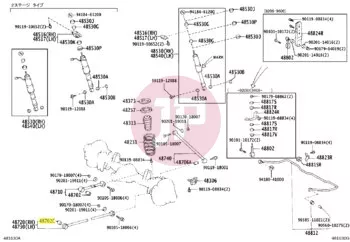 TOYOTA 48702-60040 - BUCHSE/QUERLENKER