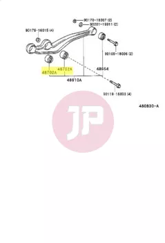 TOYOTA 48702-60050 - SILENTBUCHSE