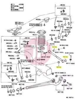 TOYOTA 48706-60011 - Panhard szilent