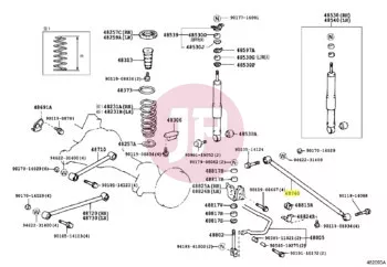 TOYOTA 48740-60080 - ARM ASSY, SUSPENSION
