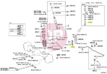 TOYOTA 48802-60060 - Stabilizer Link