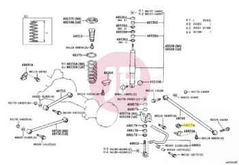 TOYOTA 48815-60140 - Stabilizátor szilent
