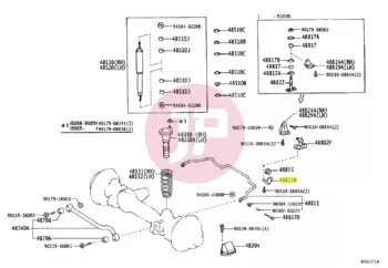 TOYOTA 48823-60030 - COVER, STABILIZER
