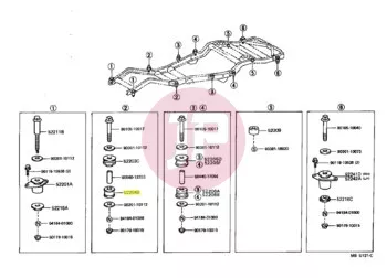 TOYOTA 52204-60042 - SILENTDAEMPFER