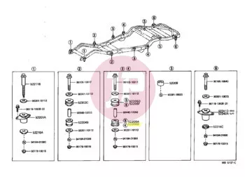 TOYOTA 52206-60010 - SILENTDAEMPFER