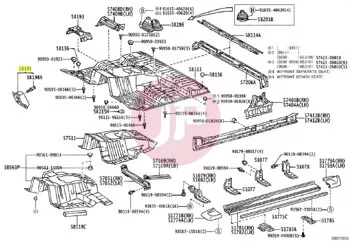 TOYOTA 58190-60120 - REST ASSY, FR F