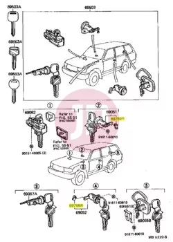 TOYOTA 69759-24080 - SNAP