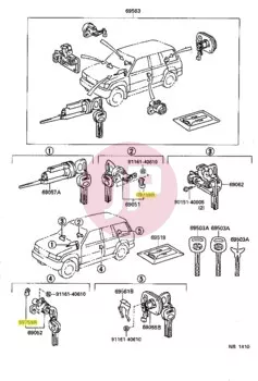 TOYOTA 69759-24080 - SNAP