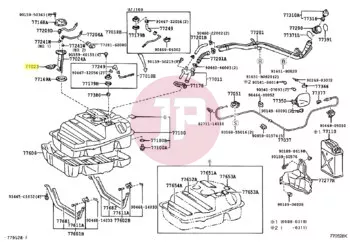 TOYOTA 77023-60030 - FILTER SUB-ASSY, FUEL