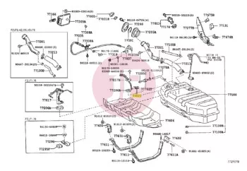 TOYOTA 77023-60030 - FILTER SUB-ASSY, FUEL