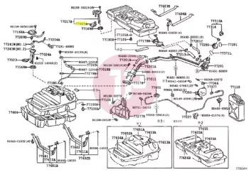TOYOTA 77023-60030 - Üzemanyagszűrő részegység