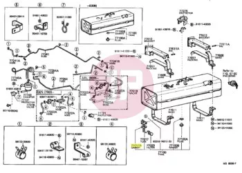 TOYOTA 77169-14020 - GASKET, FUEL SUCTION