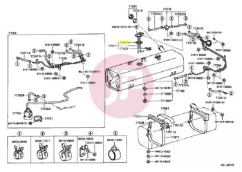 TOYOTA 77169-14020 - GASKET, FUEL SUCTION