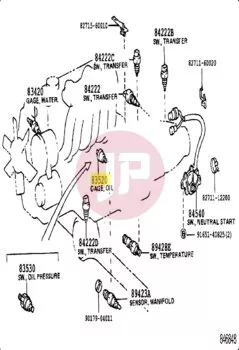 TOYOTA 83520-60011 - GAGE,OIL PRESS