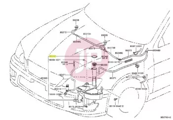 TOYOTA 85316-42011 - CAP, WASHER, TANK