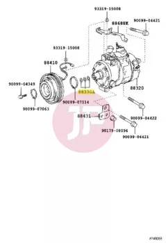 TOYOTA 88335-14020 - WASHER