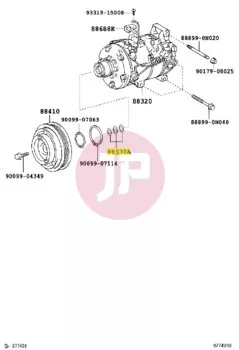 TOYOTA 88335-14020 - WASHER