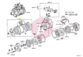 TOYOTA 88335-2B030 - GASKET KIT OVERHAUL