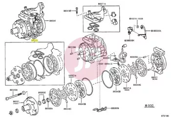 TOYOTA 88335-2B030 - GASKET KIT OVERHAUL
