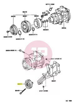 TOYOTA 88440-26090 - Klíma feszítő szíjtárcsa