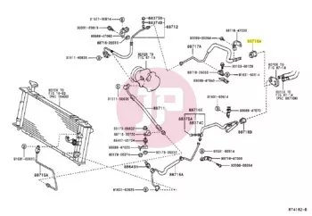 TOYOTA 88718-2D140 - CLAMP PIPING