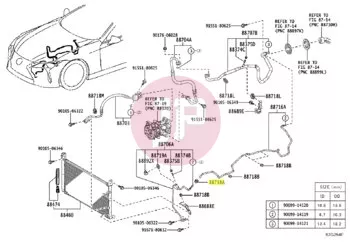 TOYOTA 88718-2D150 - CLAMP PIPING