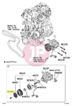TOYOTA 90099-04349 - SCREW,W/WASHER