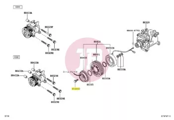 TOYOTA 90099-04349 - SCREW,W/WASHER