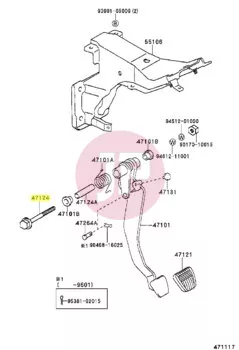 TOYOTA 90105-10017 - BOLT, WASHER BASED