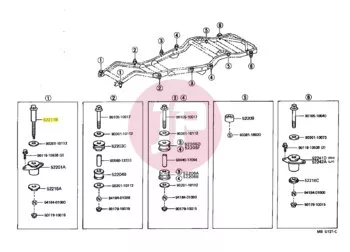 TOYOTA 90109-10139 - BOLT