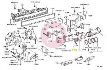 TOYOTA 90116-10117 - Turbo tőcsavar