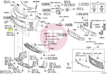 TOYOTA 90119-06A13 - BOLT  W/WASHER