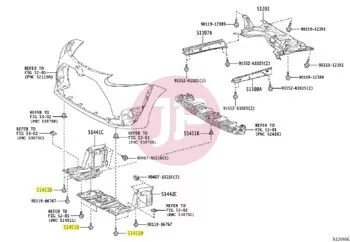 TOYOTA 90159-60431 - 6-KANTSCHRAUBE
