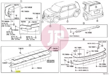 TOYOTA 90159-60431 - 6-KANTSCHRAUBE