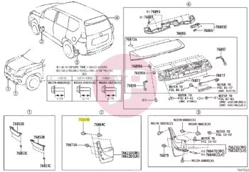 TOYOTA 90159-60603 - Csavar alátéttel, lökhárító