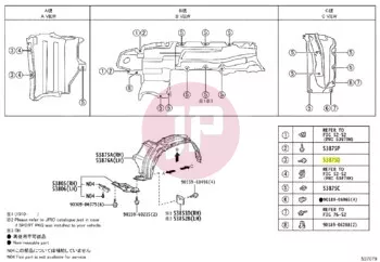 TOYOTA 90166-60003 - 6-KANTSCHRAUBE